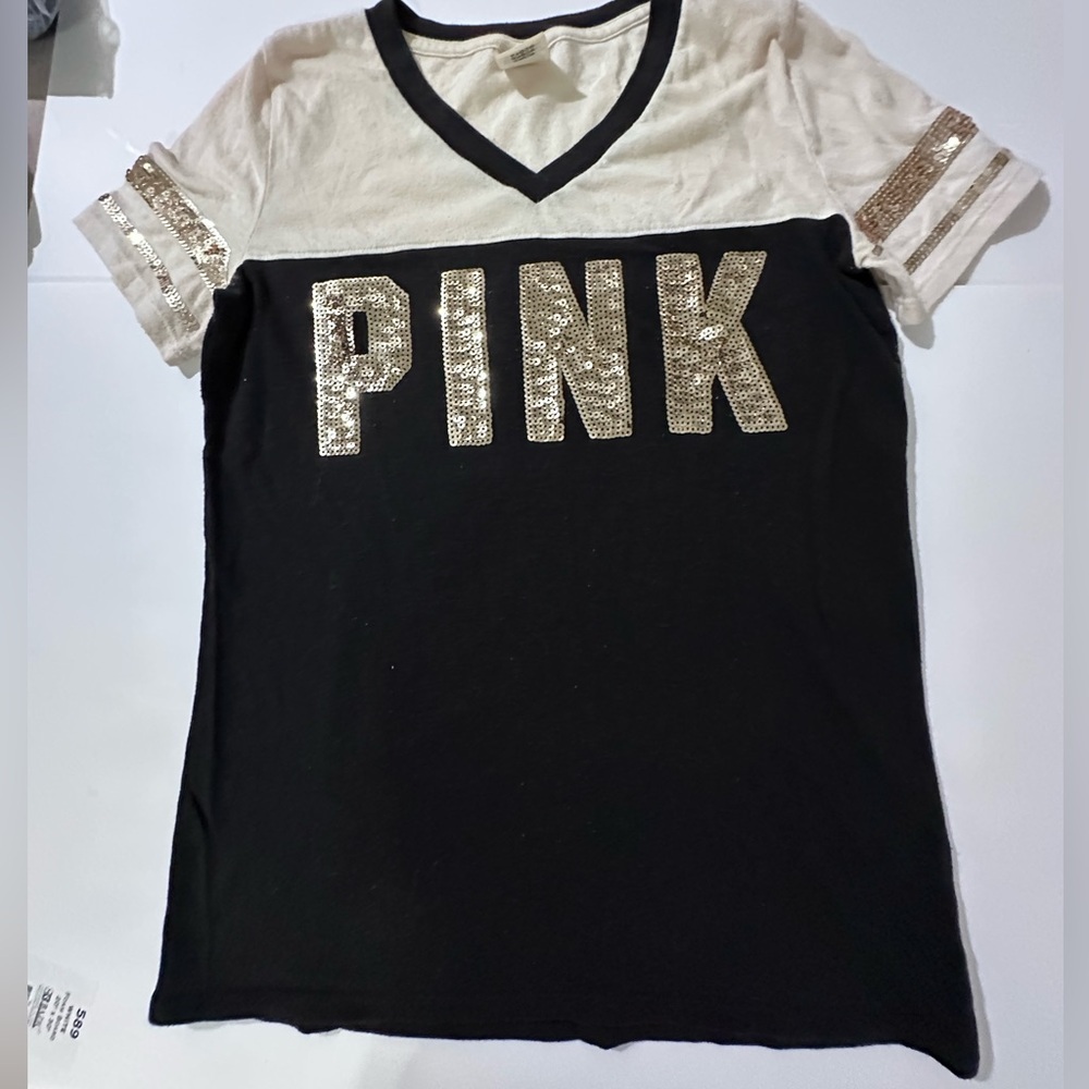 Victoria’s Secret Pink Sequins Tee